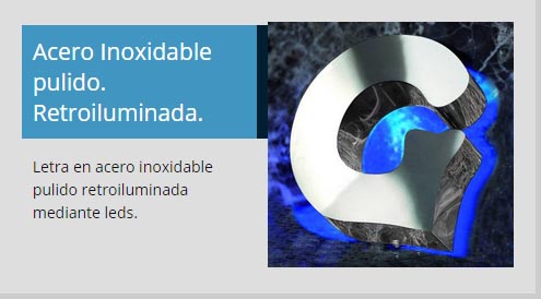 Acero Inoxidable Pulido Retroiluminado Acero Inoxidable Pulido Retroiluminado